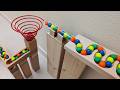 Marble Run Race ☆ HABA Slope + Cuboro + Bornelund Quadrilla + Transparent pipe