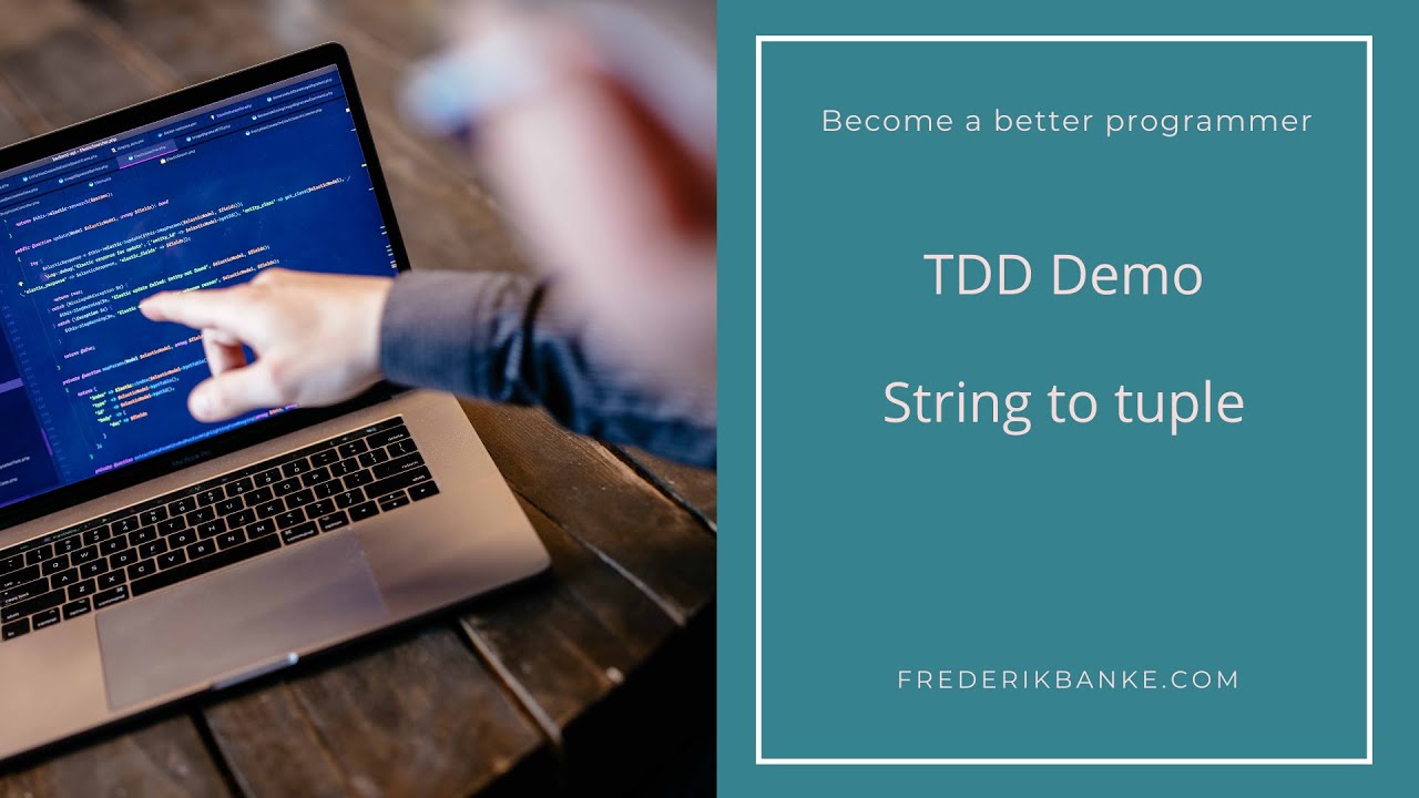 Test Driven Development demo on string to tuple problem - YouTube