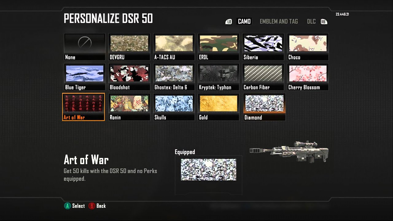 Diamond camo bo2