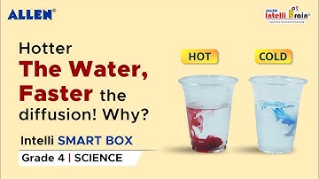 Diffusion of Substance in Hot & Cold Water | Science Activity for Class 4 | ALLEN Intelli SMART Box