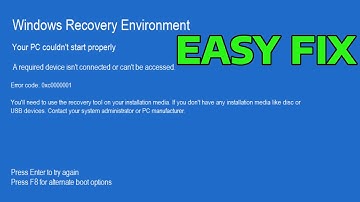 How To Fix Blue Screen of Death Stop Error 0x00000001 APC Index Mismatch