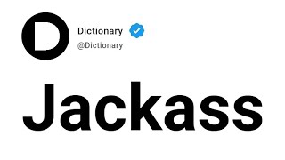 Jackass Meaning In English