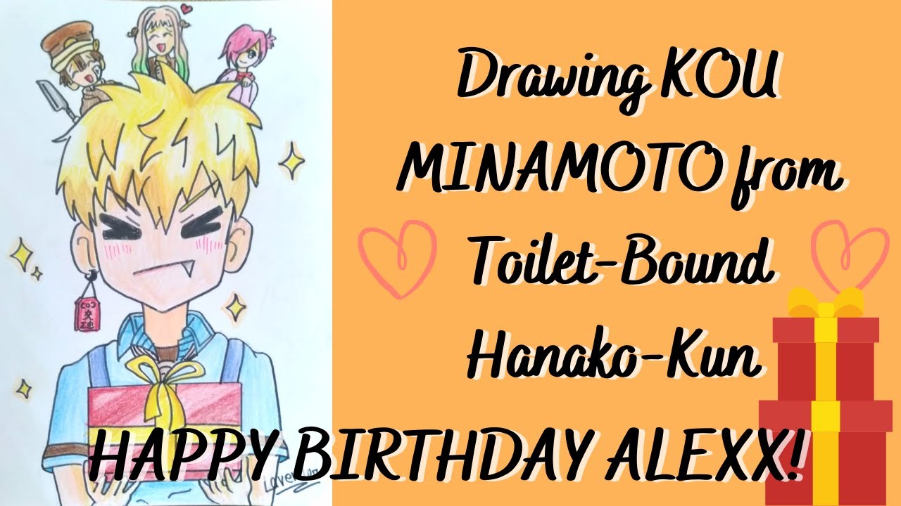 Drawing Kou Minamoto from Toilet-Bound Hanako-Kun (tbhk/jshk) | Happy ...