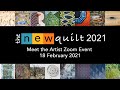 The New Quilt: Meet the Artist Zoom Event
