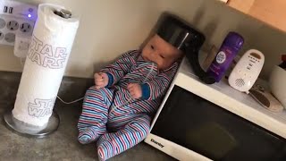 funny baby video mom is gone party time screenshot 3