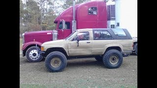 Fitting 37s at roughly 2" lift on my 1st gen 4runner. long boring vid,
enjoy. ... looking for a good group to talk toyota stuff with? come
join tech o...