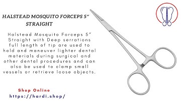 Halstead Mosquito Forceps 5″ Straight | Orthodontic | Dental instruments