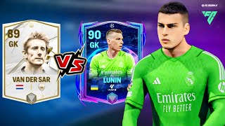 LOW PRICE RANGE BEST GOALKEEPER UCL LUNIN AND VAN DER SAR REVIEW 🔥 BEST GK IN FC MOBILE || LION