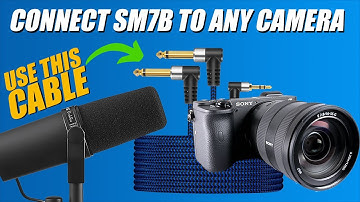Connect Shure SM7B To Any Camera