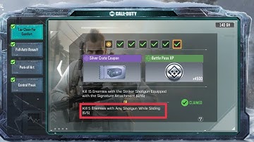 (C.O.D) Kill 5 Enemies with Any Shotgun While Sliding(5/5)