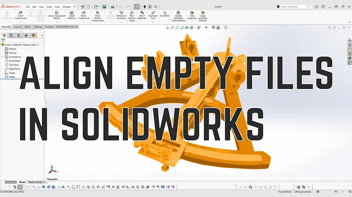 How to Align Empty Mesh Files in SolidWorks