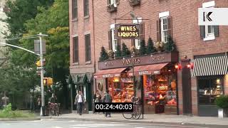 2010s New York Manhattan Chelsea Shops Bars Greenwich Village POV Driving