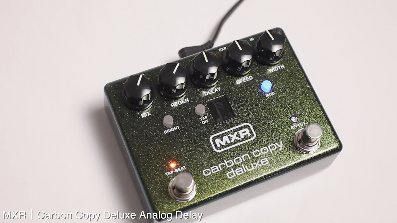 carbon copy deluxe MXR analog delay