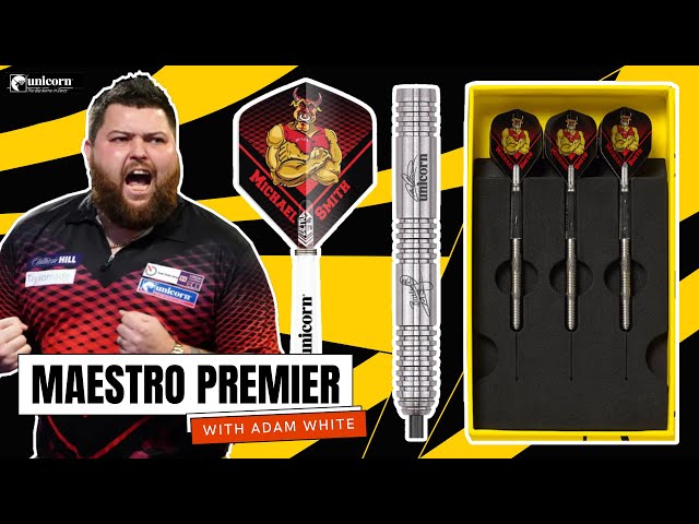 MICHAEL SMITH MAESTRO PREMIER UNICORN DARTS REVIEW WITH ADAM WHITE