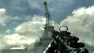 The Fall of Eiffel Tower CoD MW3