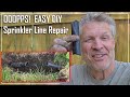 Sprinkler Pipe Disaster Fixed in Minutes!