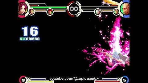 KOF XI Iori / Maxima / Athena[L] Stun TOD 100% Corner Combo (2 Stock Meters; 2 Skill Meters)