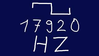 17920 hz square