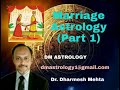 Understanding Marriage in Vedic Astrology by Dr Dharmesh Mehta Part-1