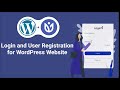 User Registration Plugin - How to add Login and Registration forms using WordPress Plugin
