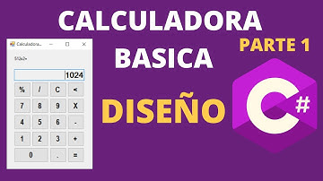 Como hacer una calculadora en C# WinForm Parte 1