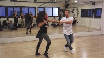 Alexandre and Virginie - Zouk workshop in Paris