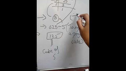 find a smallest by which we can divide and we have a perfect cube