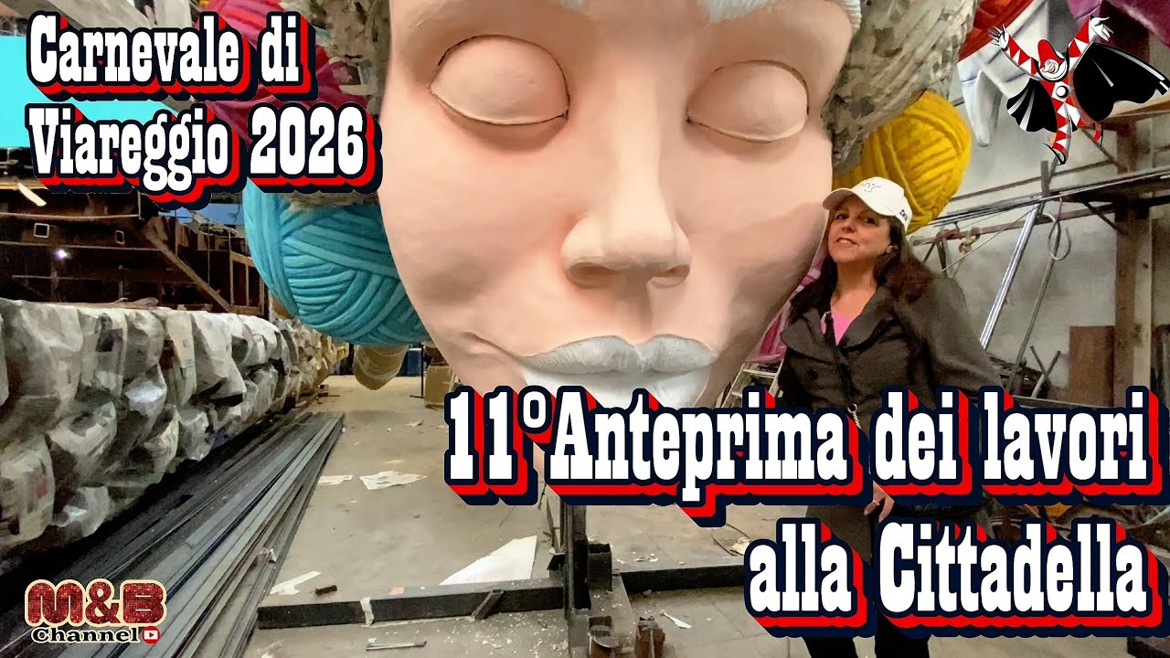 Carnevale di Viareggio 2026...11°Anteprima dei lavori alla Cittadella del Carnevale 