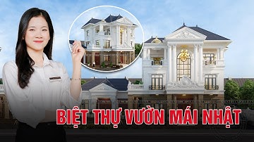 Ngắm nhìn BIỆT THỰ VƯỜN MÁI NHẬT 3 Tầng || Khu nghỉ dưỡng cao cấp