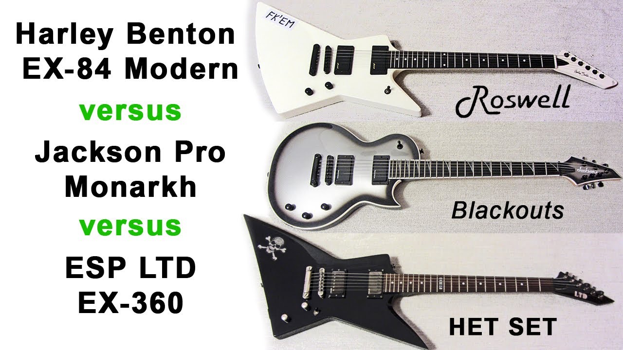 Harley Benton EX84 Modern VS 2 Active Pickup Guitars YouTube