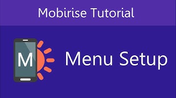 Mobirise Menu Setup | Video 2 of 27