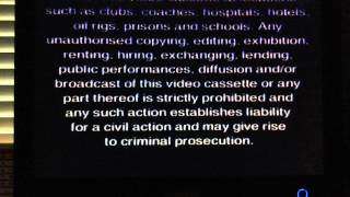 Opening To Fly Away Home Uk Vhs 1997