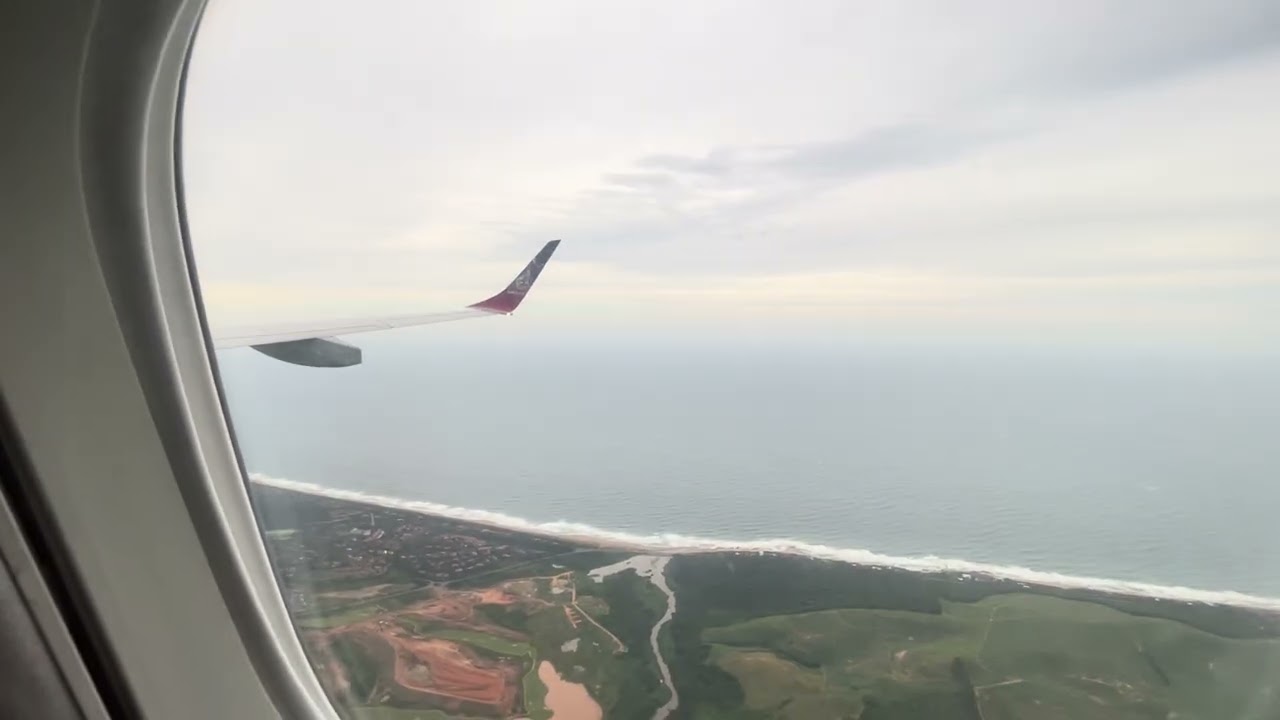 Airlink taxi take off from king Shaka international airport 