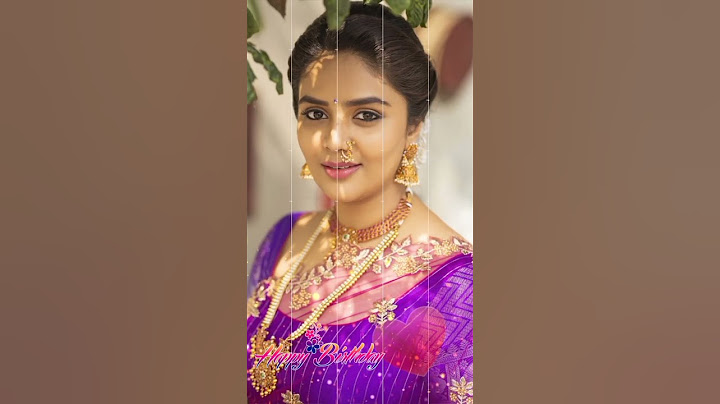 Sreemukhi is an Indian television presenter | birthday wishes |nano edits