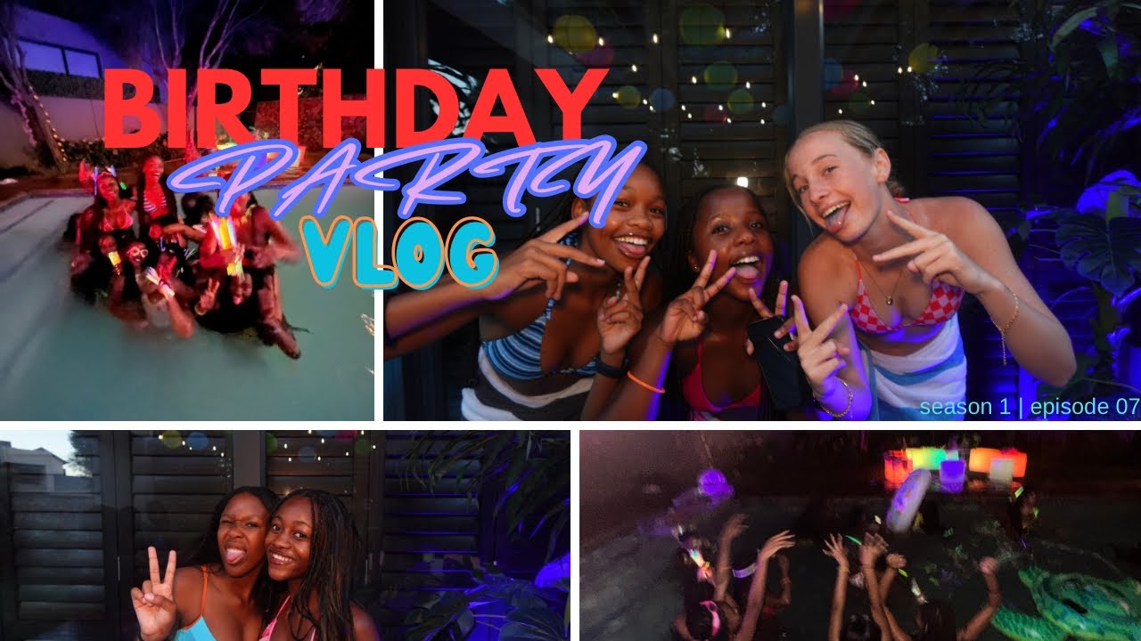 THROW A PARTY WITH ME | BIRTHDAY VLOG | POOL PARTY - YouTube