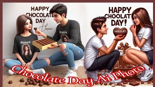 Chocolate Day Ai Name Photo Editing// Ai Photo Editing//#chocholatedayaiphotoediting #kalpanaediting screenshot 5