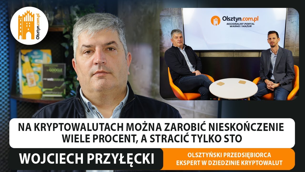 Wojciech Przyłęcki: Na kryptoaktywach można zarobić nieskończenie wiele procent, a stracić tylko sto