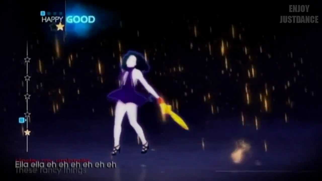 Just Dance 4 Umbrella (With an Umbrella) (Rihanna) Gameplay YouTube