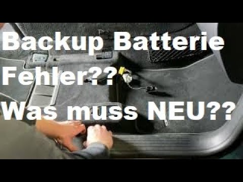 Mercedes GLE 167 Bj 2020 Backup Batterie Spannungswandler wechseln