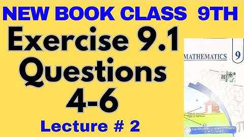 Class 9 Math New Book 2025 | Chapter 9 Similar Figures | Questions 4 to 6 Solved