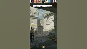 My Teammates when I play CS2 Premier #cs2 #cs2funny #csgo #cs2moments