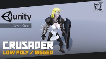 Low Poly Crusader / Unity Asset Store