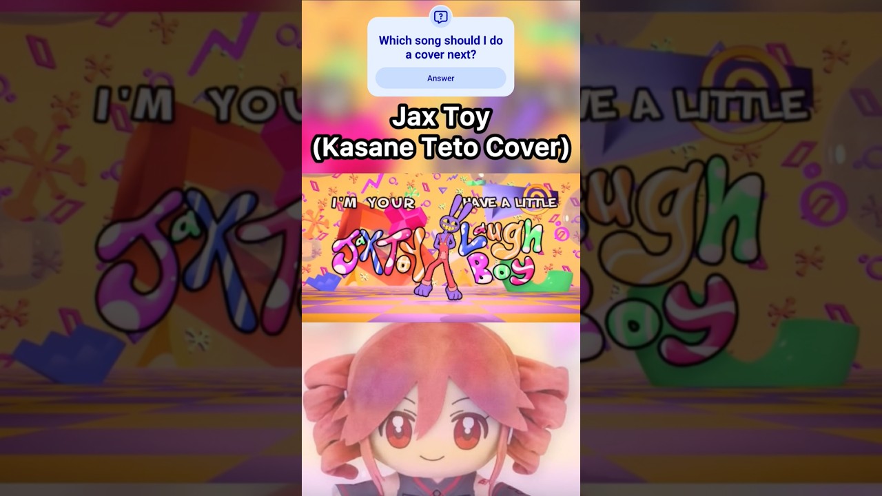 Jax Toy (Kasane Teto Cover) #kasaneteto #theamazingdigitalcircus #tadc #animation #teto