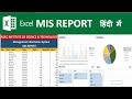 MIS REPORT | how to create mis report in excel | mis report kaese banye | generate mis report Slicer