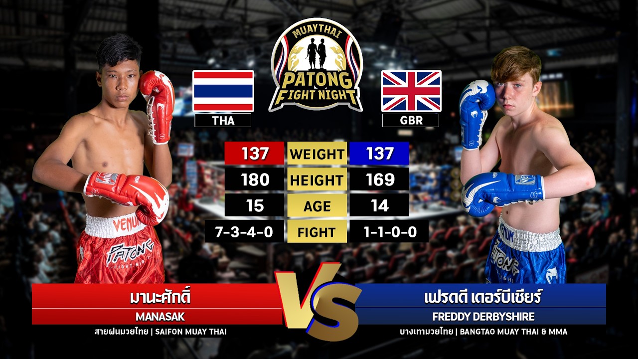 Manasak Saifon MuayThai vs Freddy Derbyshire