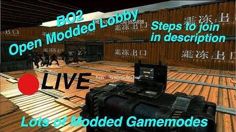 BO2 PS3 Open modded Lobby SUBS ONLY!!!, Zombieland,  Death run and more (Black ops 2 modded game)
