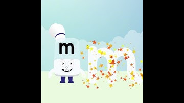 @officialalphablocks - Learn How to Write the Letter M | Bouncy Line | How to Write App