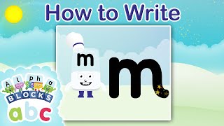 @officialalphablocks - Learn How to Write the Letter M | Bouncy Line | How to Write App screenshot 3