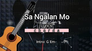 Sa Ngalan Mo LYRICS Chords Below