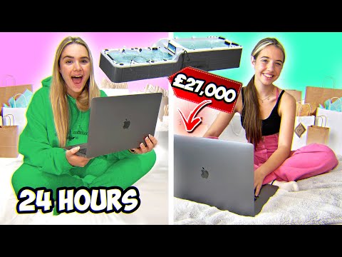 24 Hour Online Shopping Challenge *EXTREME BUDGET!!**